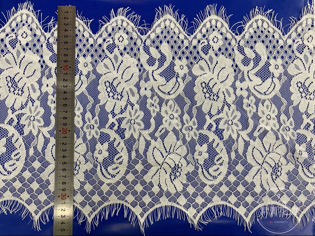 Lace eyelash cotton thread details Picture