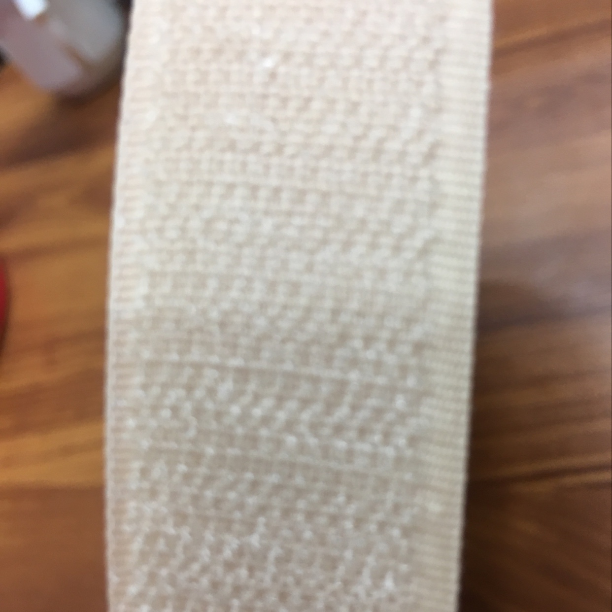 2.5cm米色粘扣带魔术贴细节图