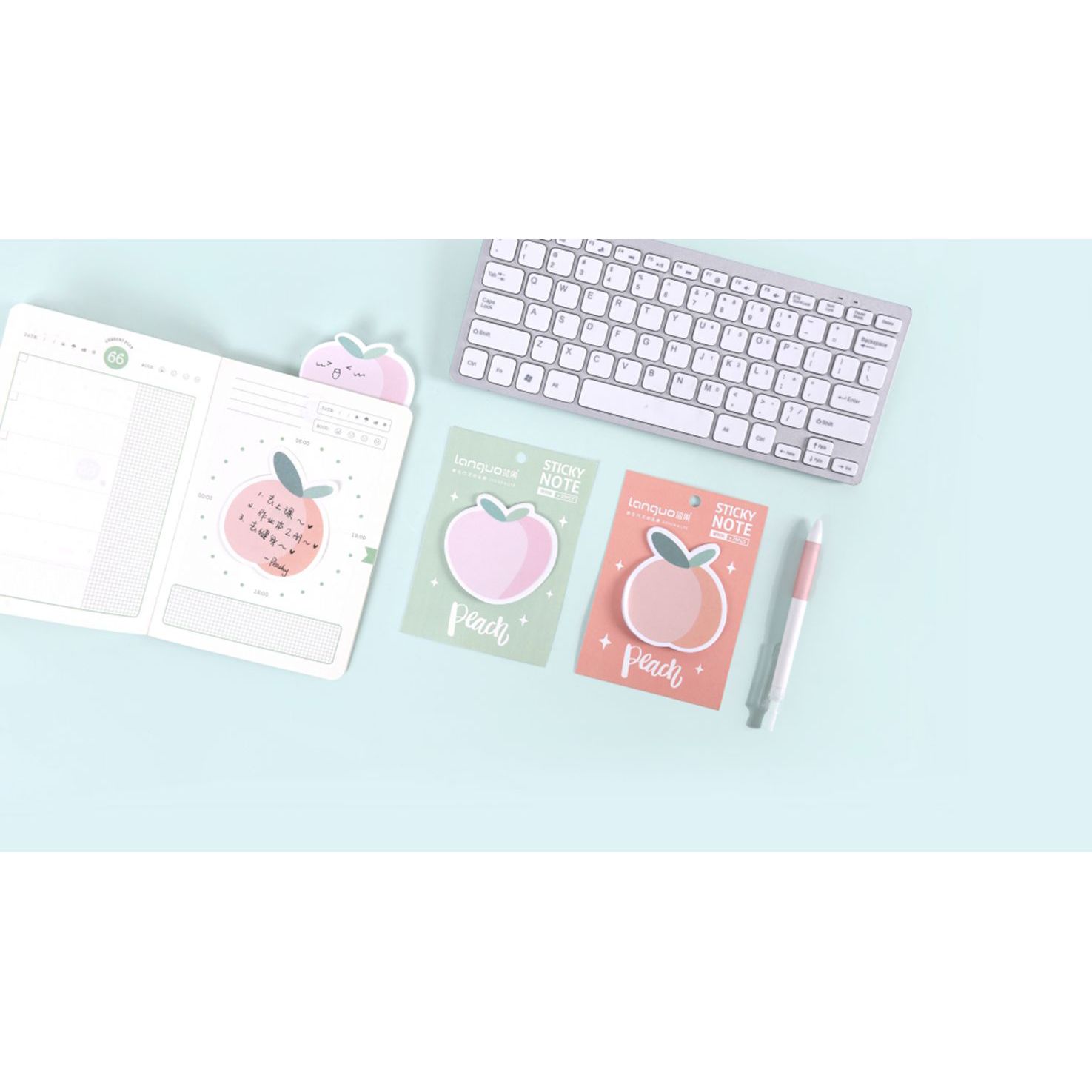 Yiwu Selection peach mood note /28708