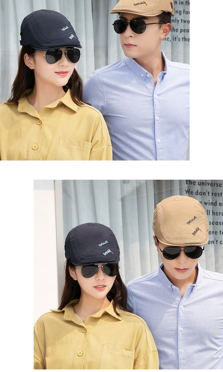SF:8507贝雷前进帽白底实物图