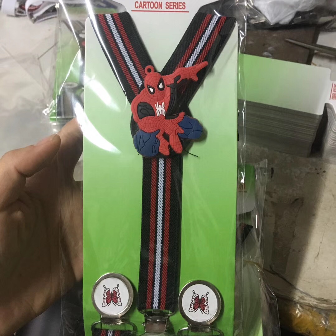 3 Children's cartoon shoulder straps, 3 baby belt straps, 3 shoulder straps for boys and girls in spring and autumn undefined