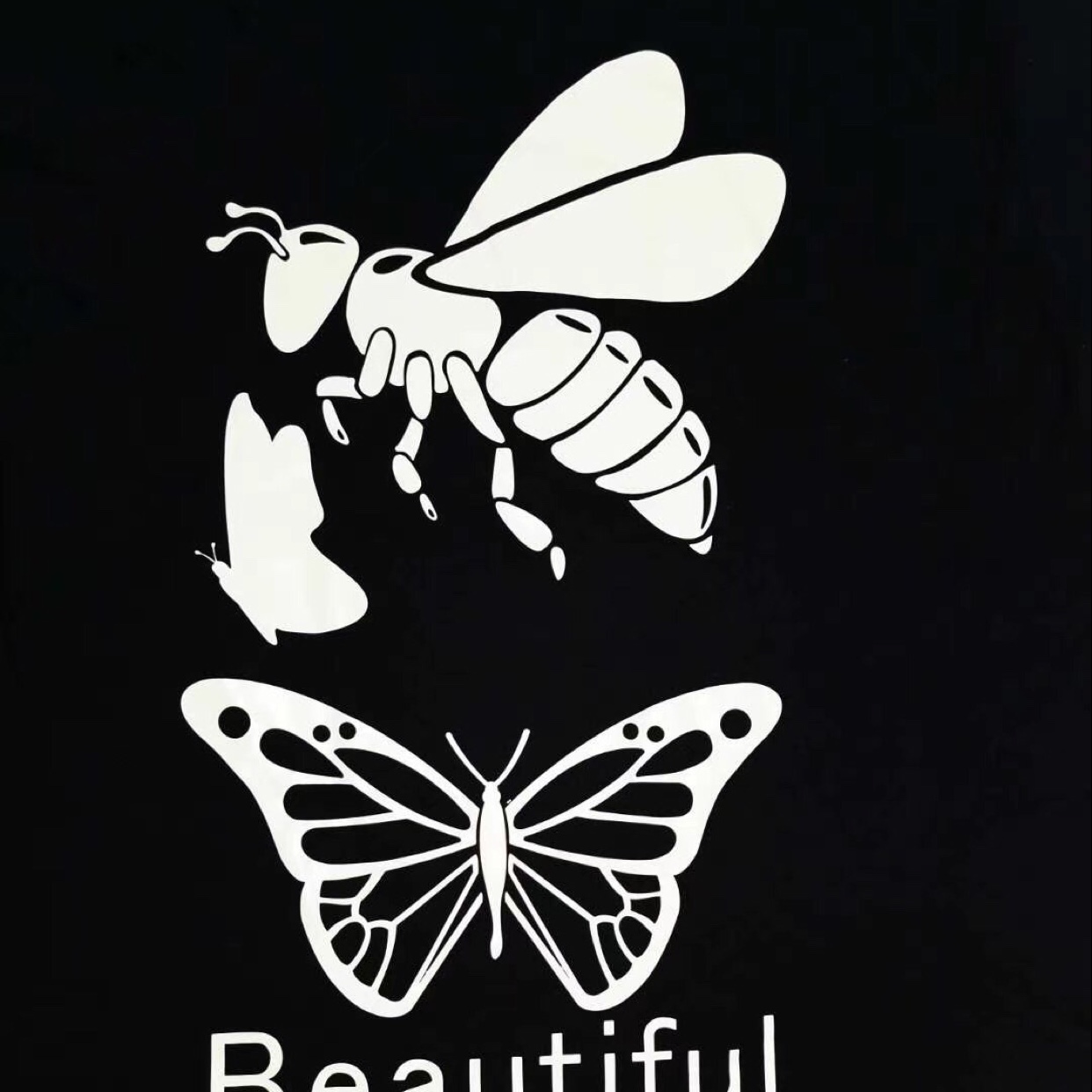 蜜蜂图 烫画耐洗逼真彩色韩国烫画服装韩国烫图