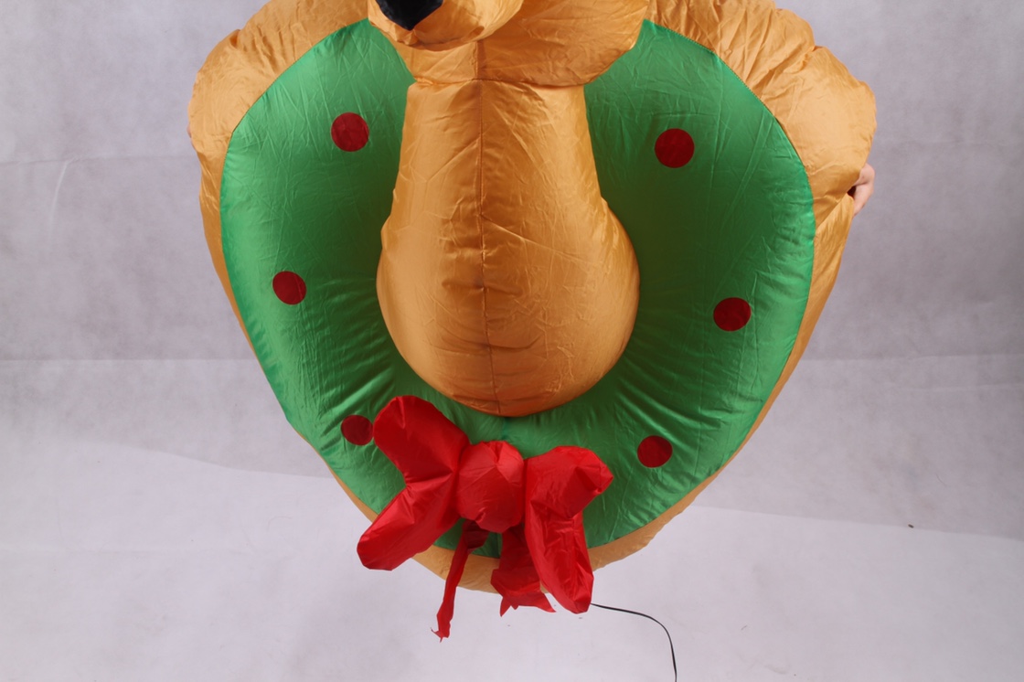 Factory direct sales of Christmas inflatable deer head pendants Item Picture