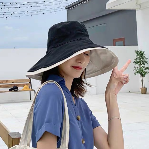 Sombrero de mujer verano coreano versión de diseñador de sombra solar protección solar duck tongue cap