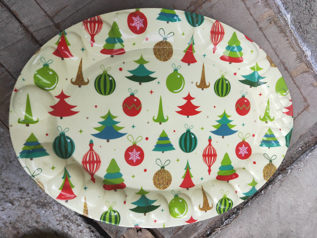 圣诞托盘细节图