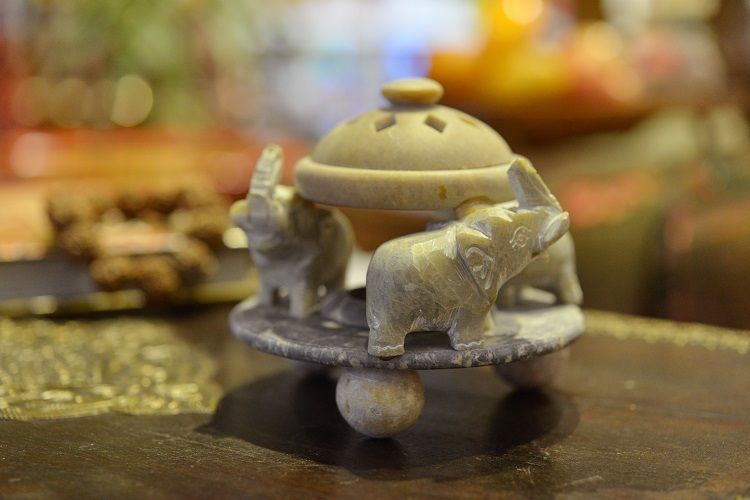 Indian Sanxiang soapstone aroma diffuser details Picture