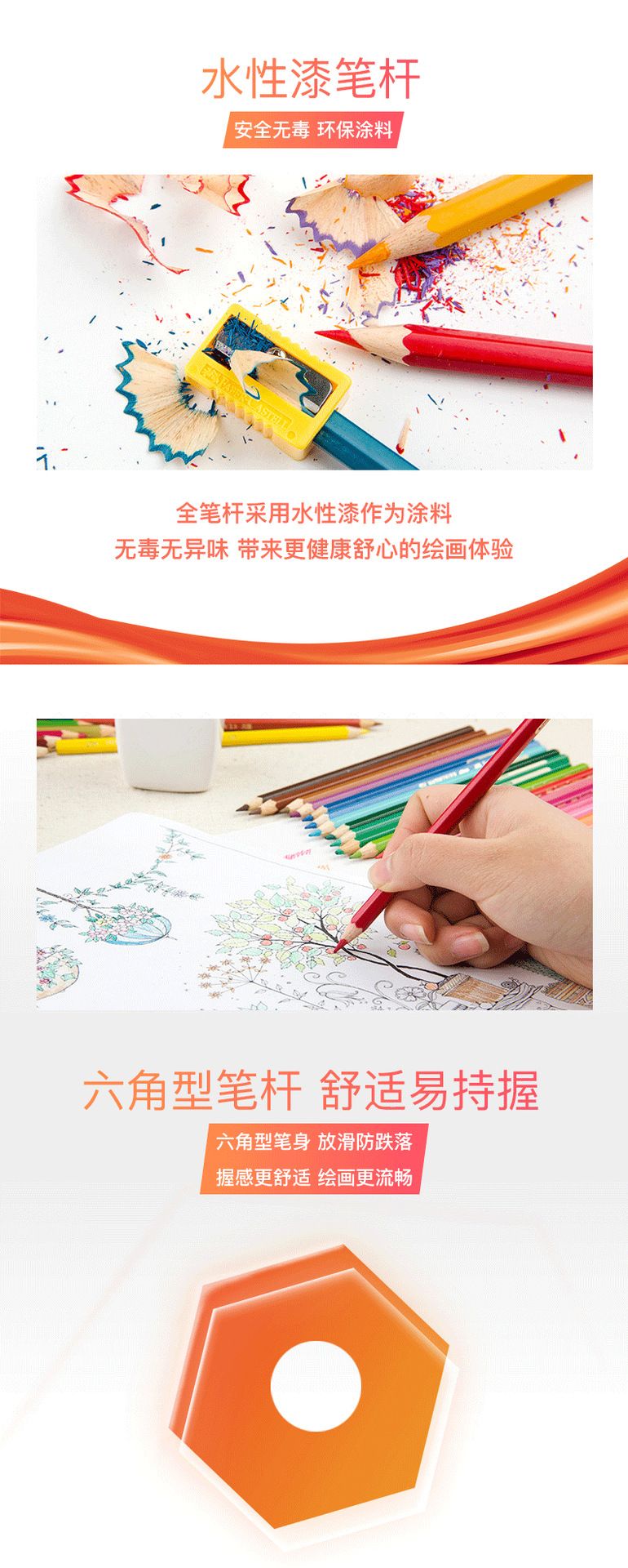 Faber-castell 100-color tin box castle oil-based colored pencils for art and drawing from Germany detail image 2