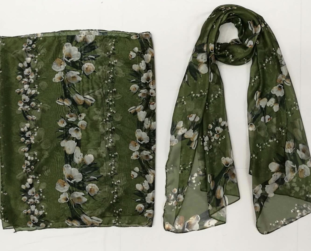 Chiffon Printing Spring, Summer, Autumn And Winter New Variety Silk Scarf 520&45
