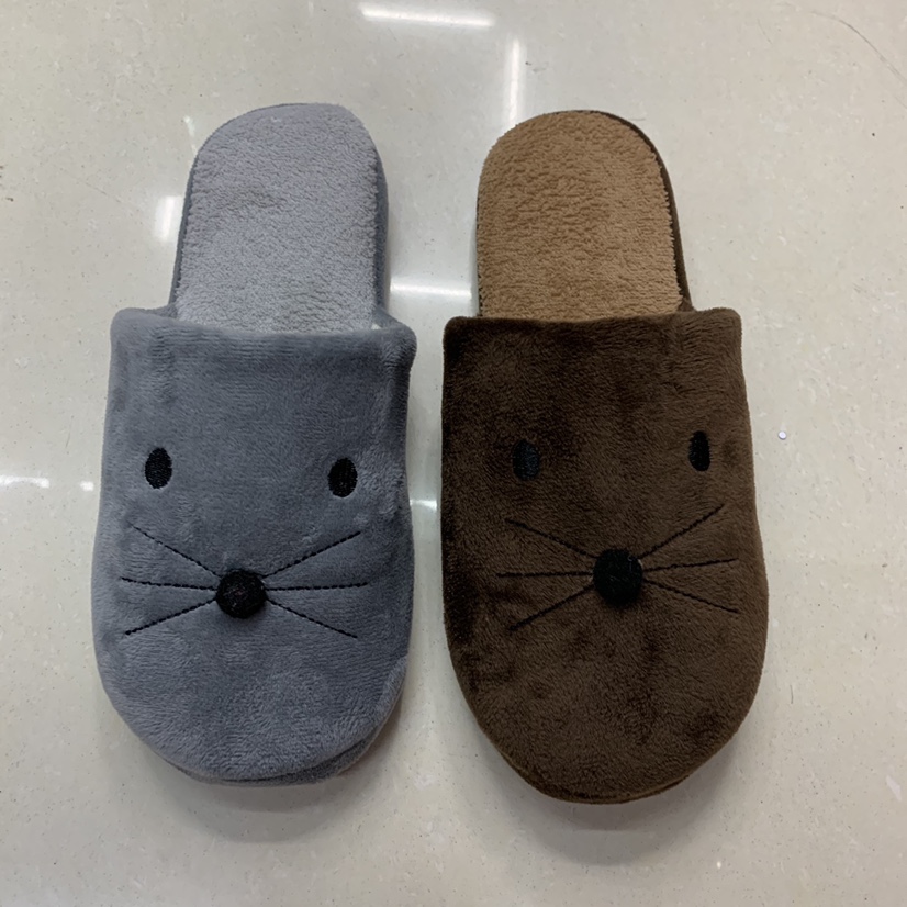 Men cute cartoon lovers cotton slippers