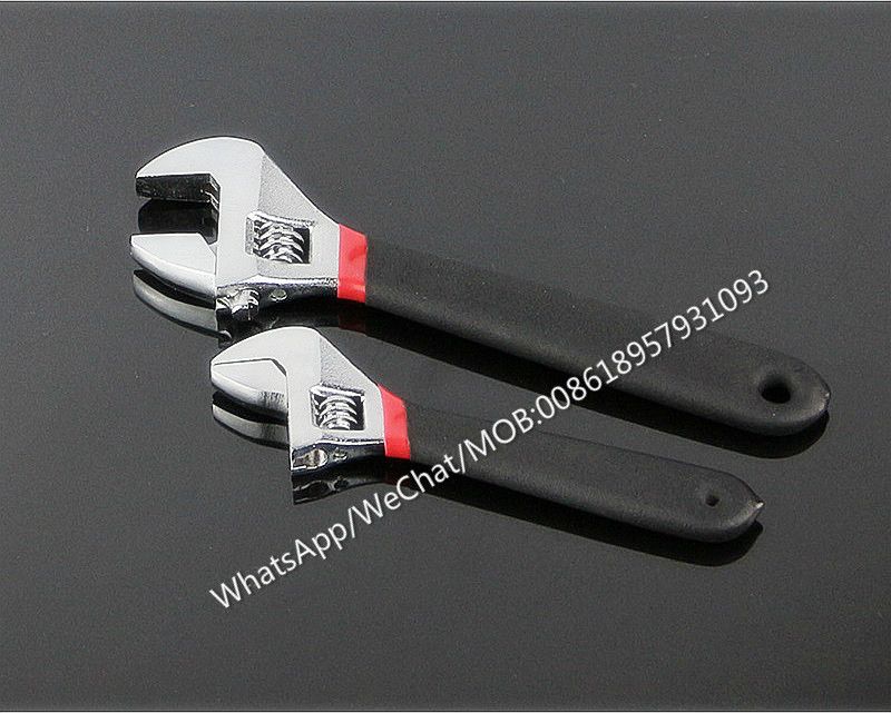 Dipping plastic forging chrome adjustable wrench thumbnail