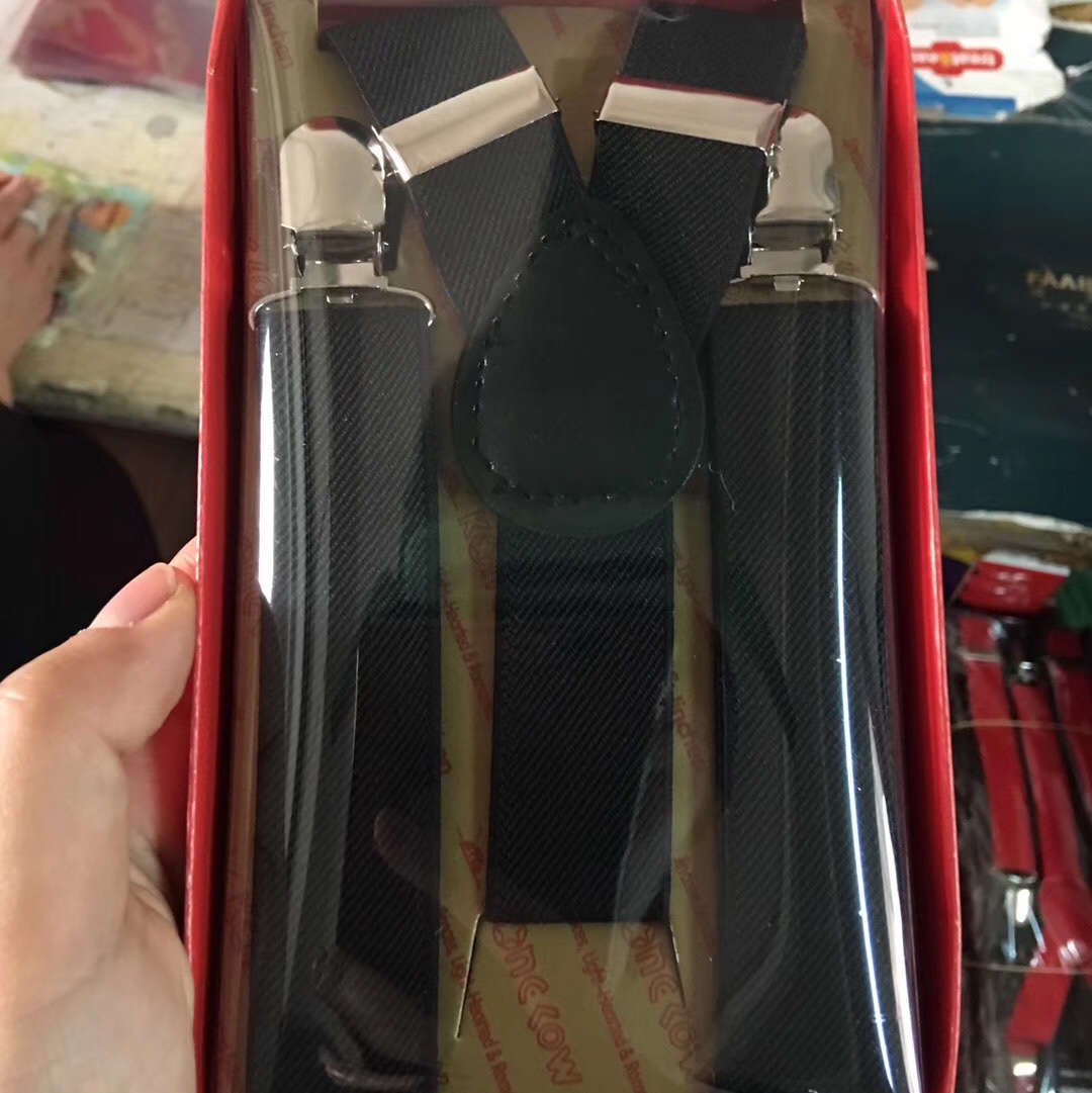 2.5Cm Adult Adjustable Buckle Suit Straps Monochrome Stretch For Men And Women