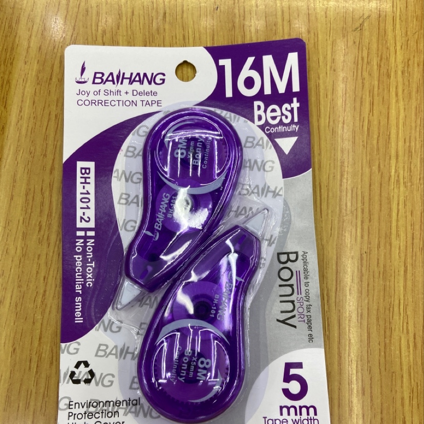 Correction tape correction tool
