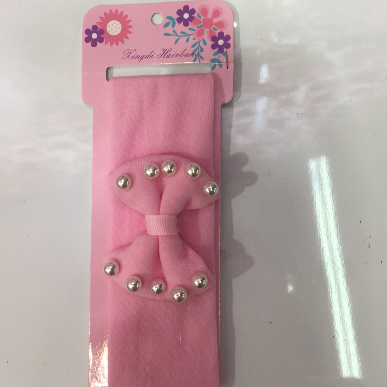 Pearl nailed bow tie thumbnail