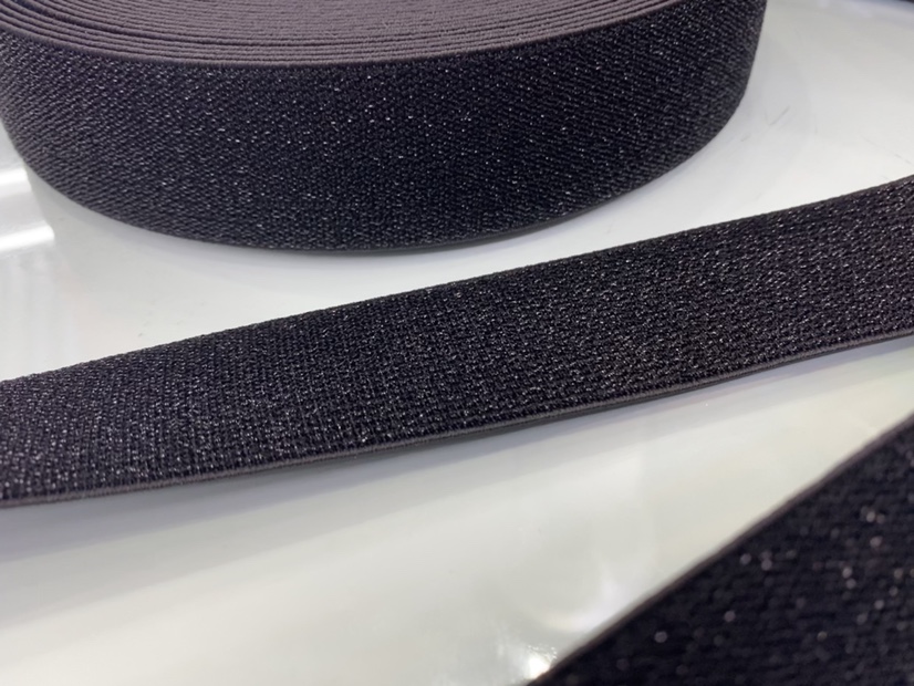 5 cm black black silk elastic band thumbnail