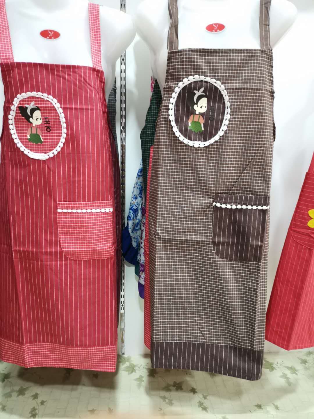 棉布围裙细节图