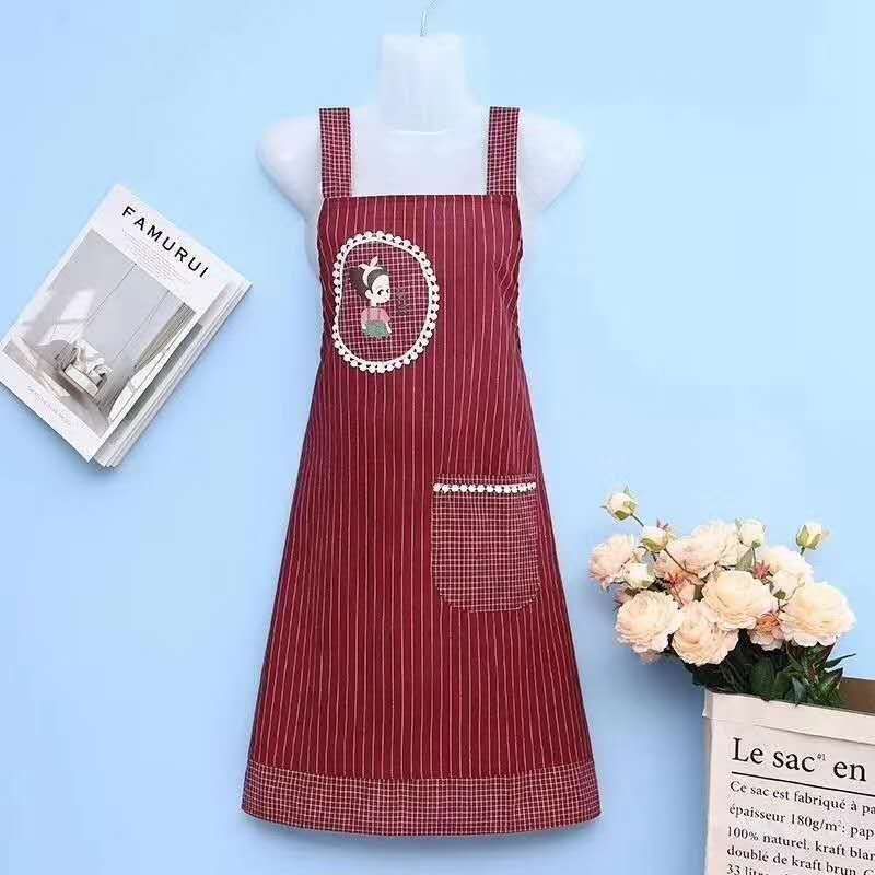 家务围裙、袖套实物图