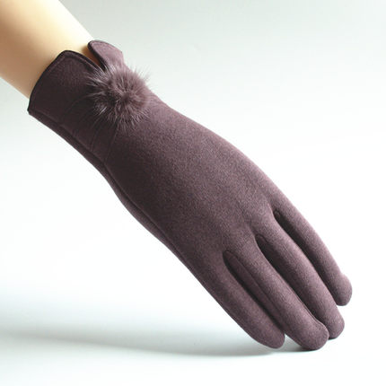 Hq Gloves Warm gloves for women Autumn winter Gloves for women with velvet touch screen GLOVES HQ09