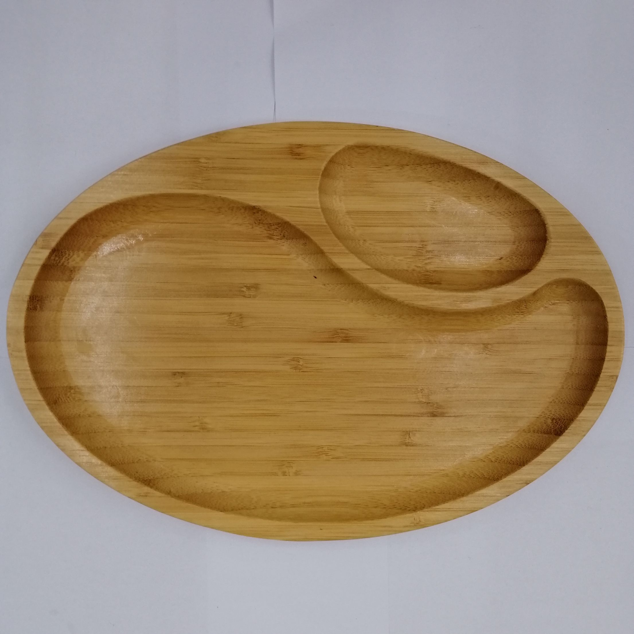 Bamboo large oval tray nut tray tray saucer fruit tray dry fruit tray household tray