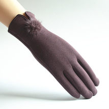 hq手套女保暖手套秋冬手套女士加绒触摸屏手套hq76