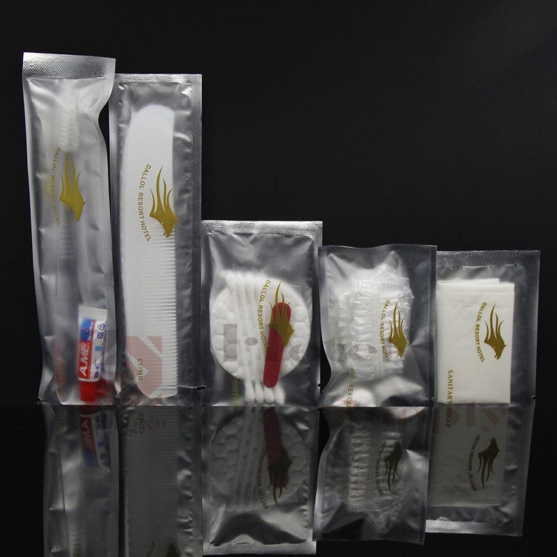 星级宾馆民宿酒店客房一次性用品 洗漱套装 可定制款式产品 logo