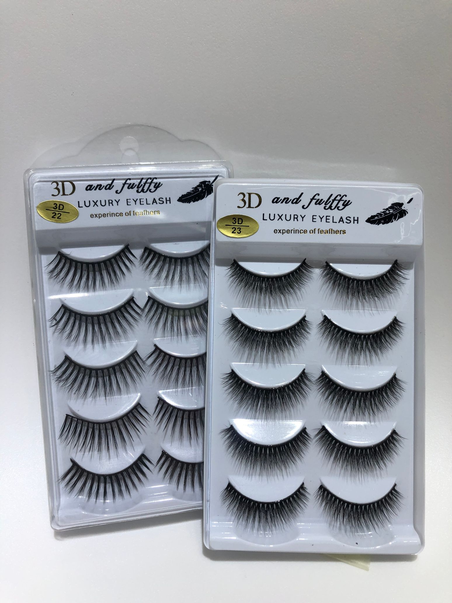 ANJIEER false eyelash woman 5 pairs of natural dense 3D stereo thumbnail