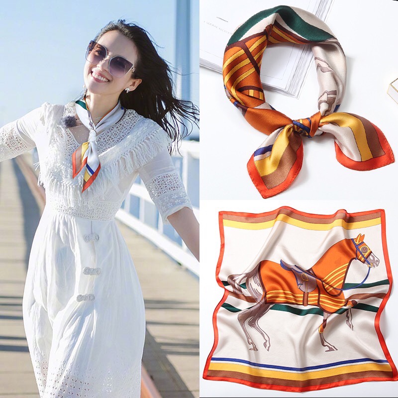 Fashion Trend Casual Vitality Scarf Women's Small Square