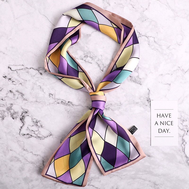 Ladies boho chiffon patchwork scarf