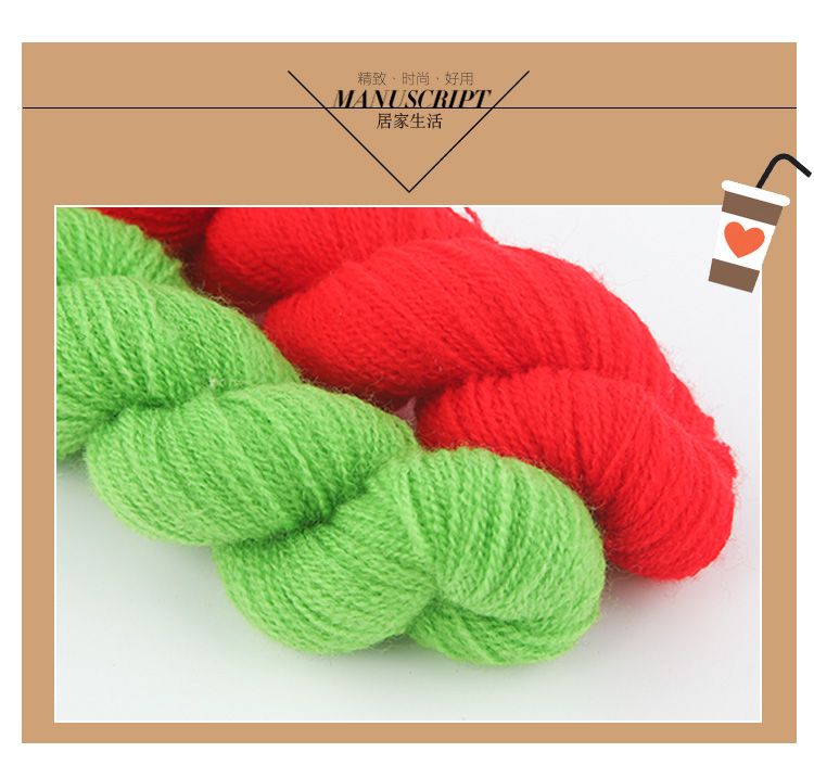 Cashmere fine wool, acrylic yarn, expanded yarn, acrylic yarn, poke poke embroidery thread, doll thread, pile cutting wholesale 3 detail image 4