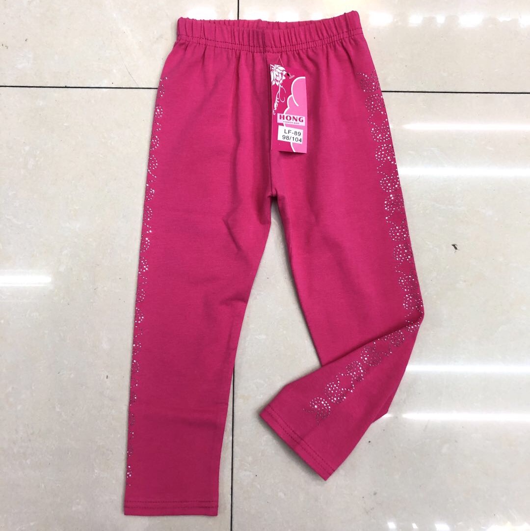 Girl's pure cotton pressure drill leggings thumbnail