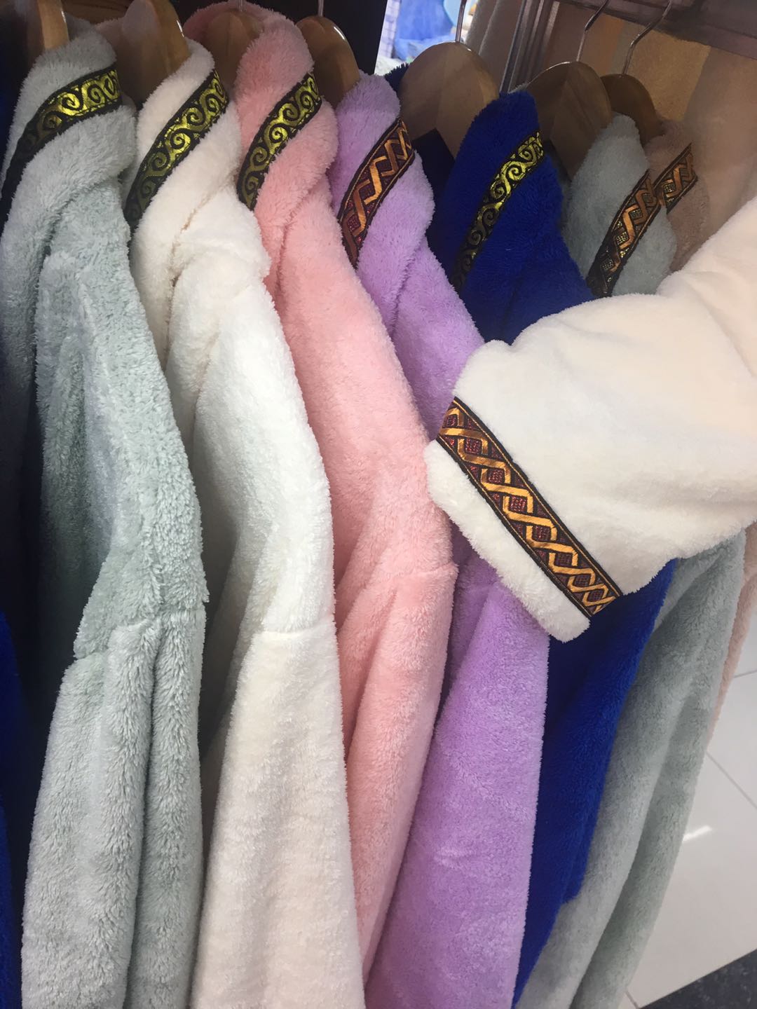 575434 All-cotton thickened factory direct sales of bath towels, dry hair towels, bath caps, bathrobes and facial cleansing towels