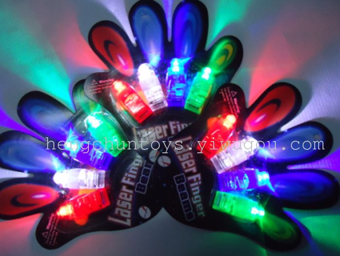 Night market light finger lights Ring lights card finger lights party toys light toys flash toys thumbnail