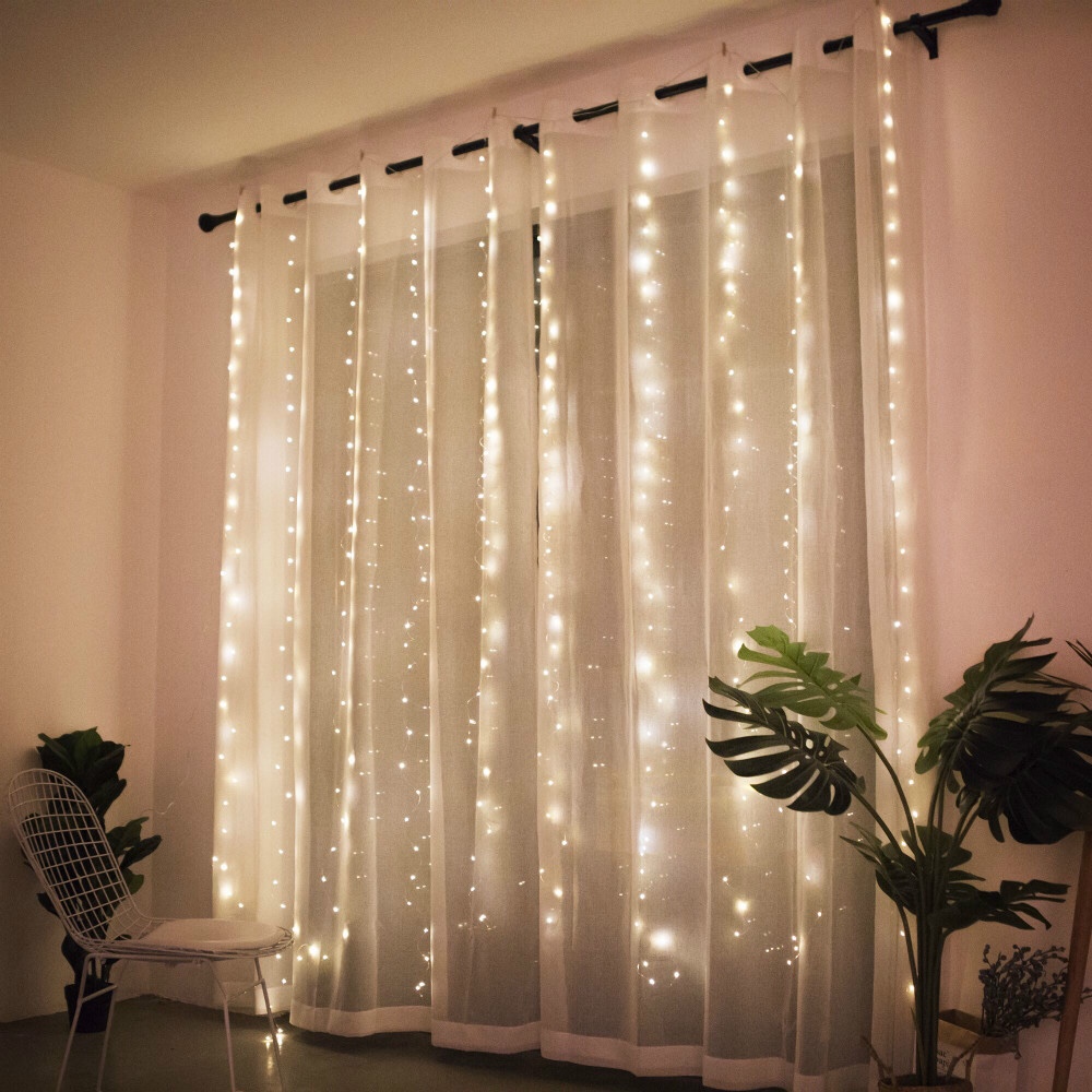 Copper wire lamp curtain 3 m *3 m USB remote control