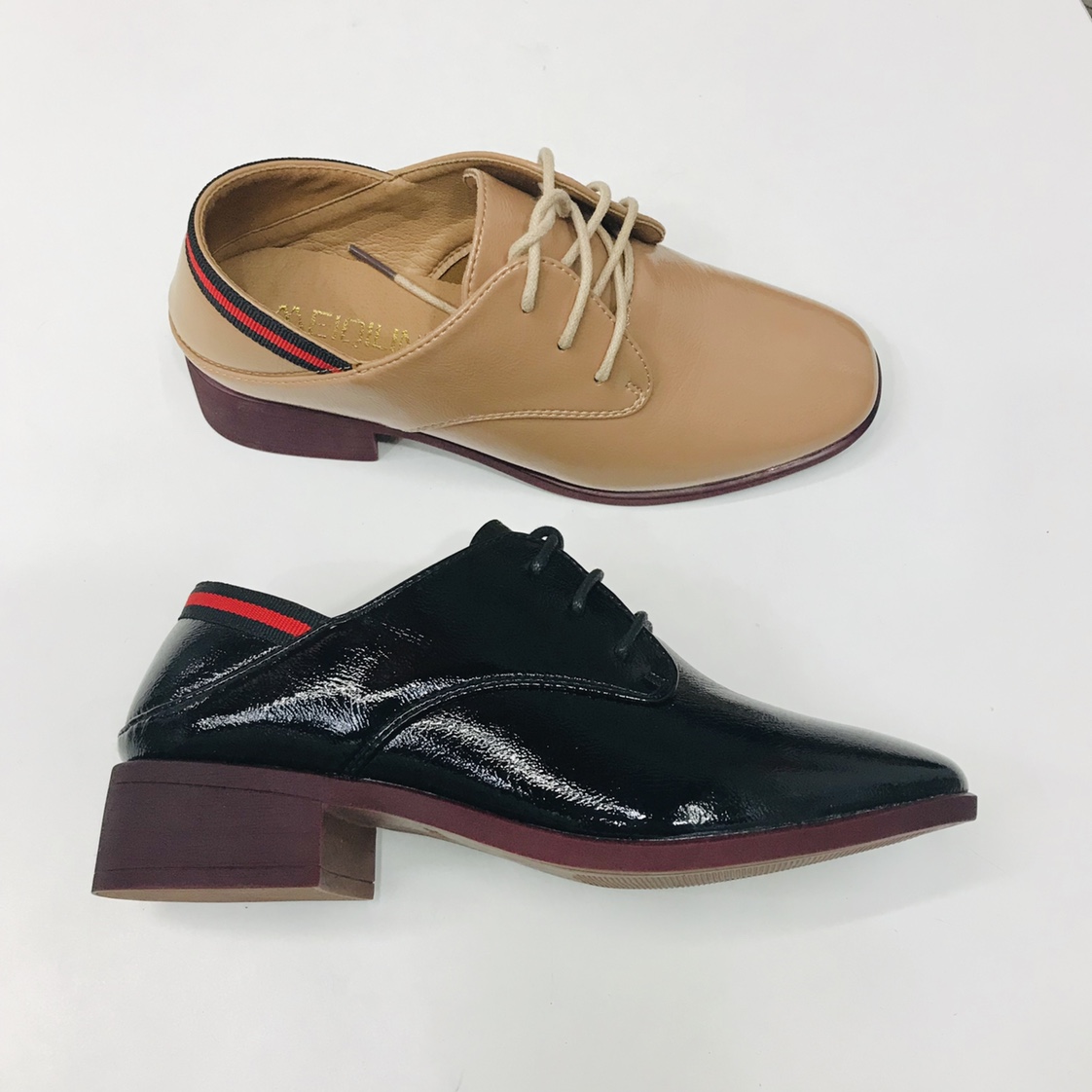 Victory Shoes Women's patent leather British-style single shoes Application Scenario