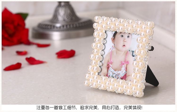 创意现代简约婚纱照相框摆台6寸710寸情侣照片框全家福照结婚照框详情图5