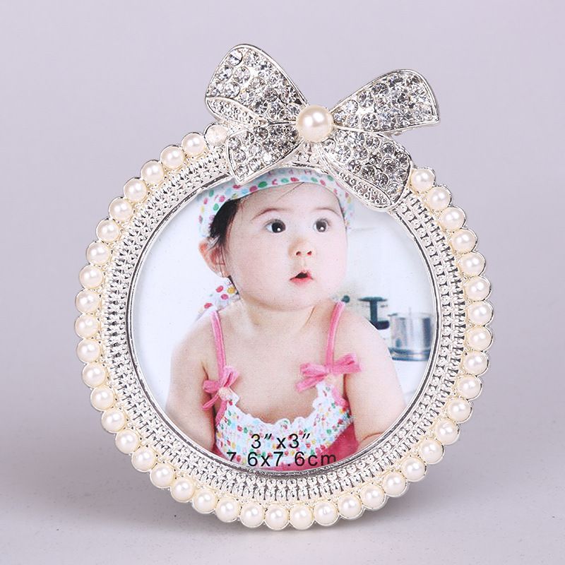 Alloy mirror, alloy photo frame, high-end mirror, mini mirror, mirror photo frame, children's photo frame detail image 4