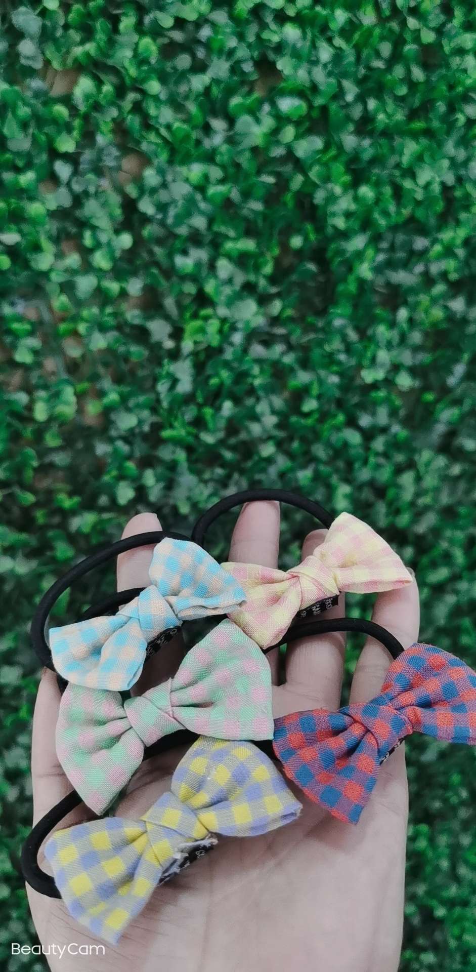 Cloth bow leather band Item Picture