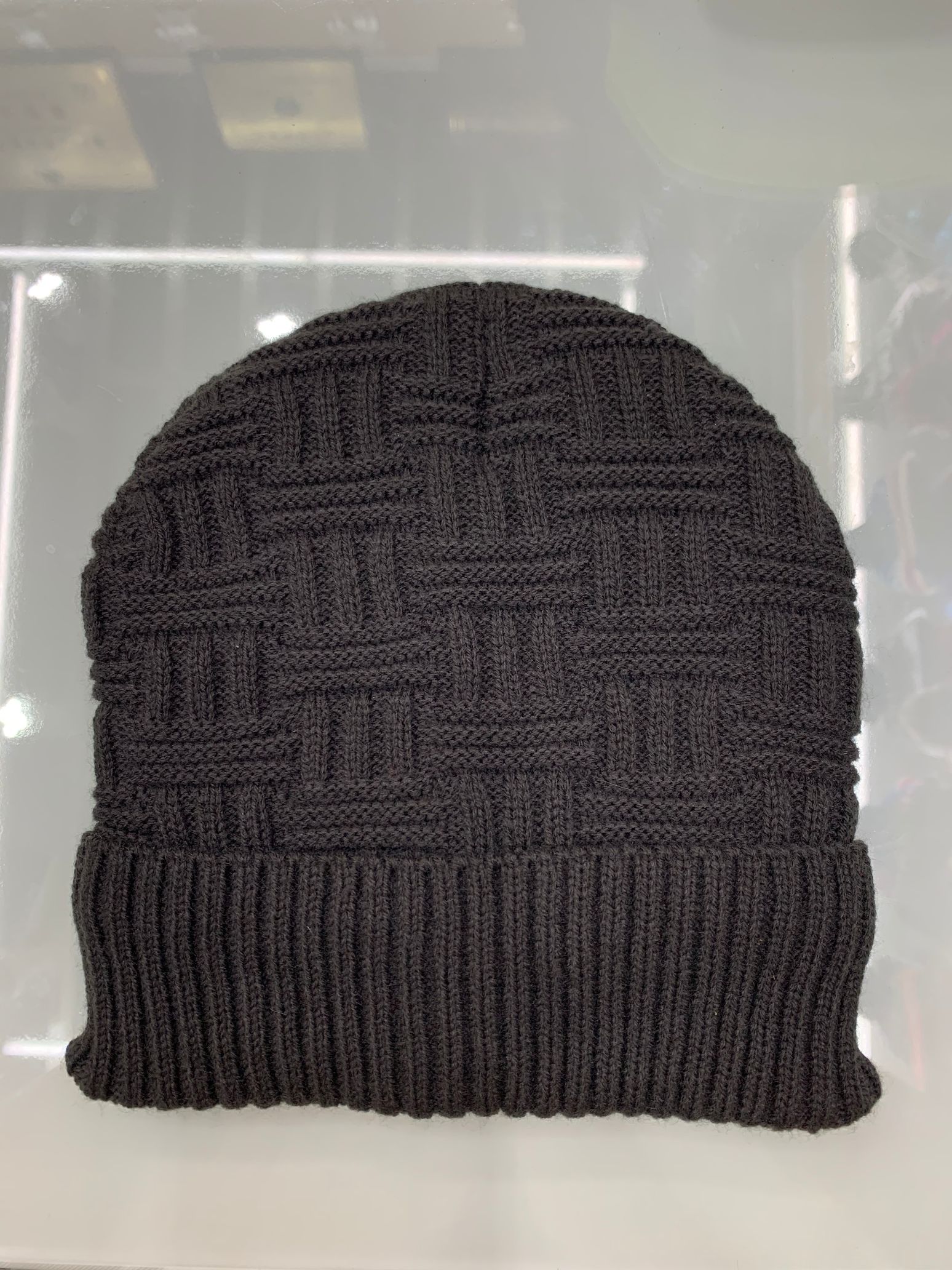 Winter and autumn woollen hats for men and women Korean version of versatile popular logo knitted hat cold insulation and thick hat leisure thumbnail