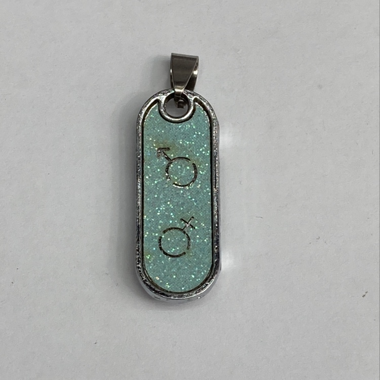 Trend skateboard pendant for boys and girls colorful fashion body necklace thumbnail