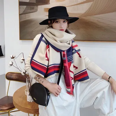 Scarf Small Square Scarf Fashion Generous Simple Silk Scarf Korean Lady Silk Scarf Warm Thick Super Cute Temperament Scarf Everything Casual Trend Fashion Women