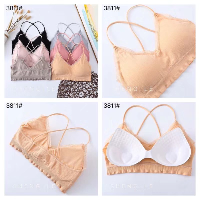 Seamless Cotton Back Bra