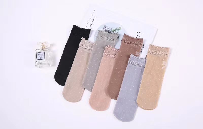 Lace tights socks thumbnail