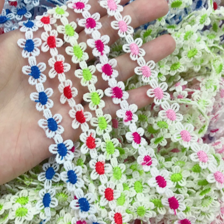 Factory direct sales of DIY flower-shaped lace materials for clothing accessories, wholesale in stock