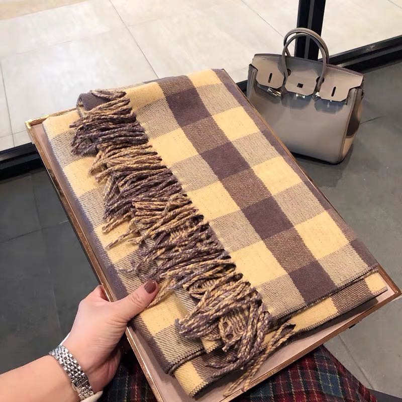 English Check Blend Scarf 6