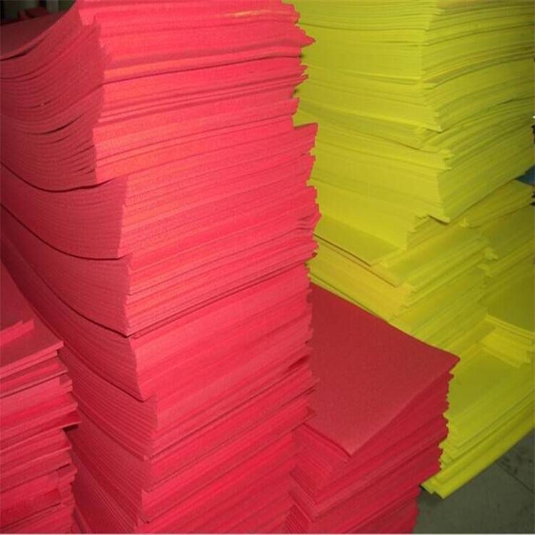 彩色EVA切片卷材包装辅助填充物脚垫泡棉片材现货供应