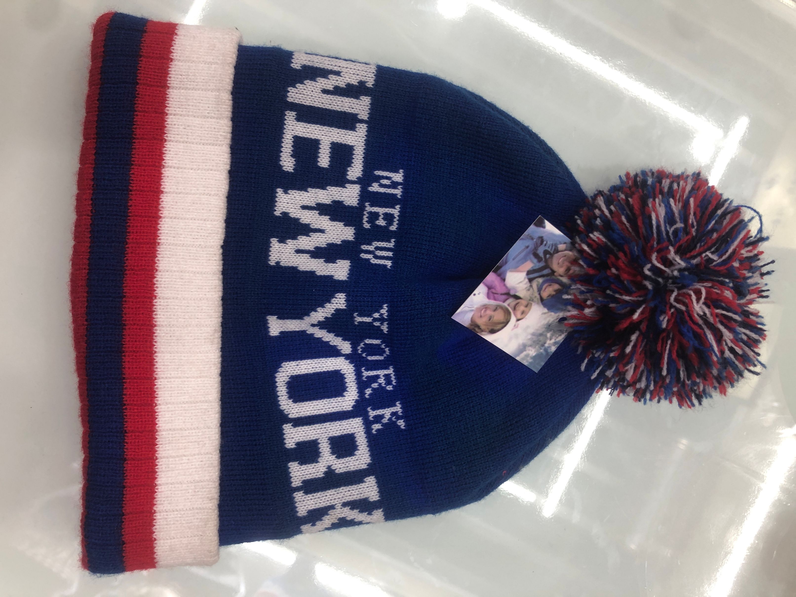 Jacquard New York knit hat fashion trend hip hop knit hat