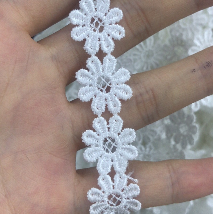White, fresh and water-soluble lace barcode in stock