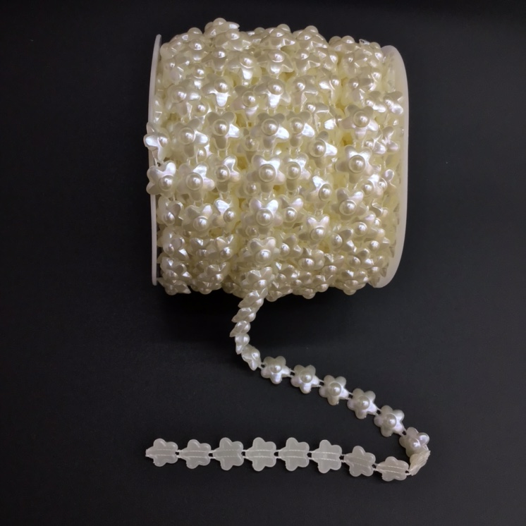 13mmABS five-pointed star bead handcrafted DIY headwear, wedding dress, skirt, clothing accessories, handicrafts and accessories wholesale details Picture