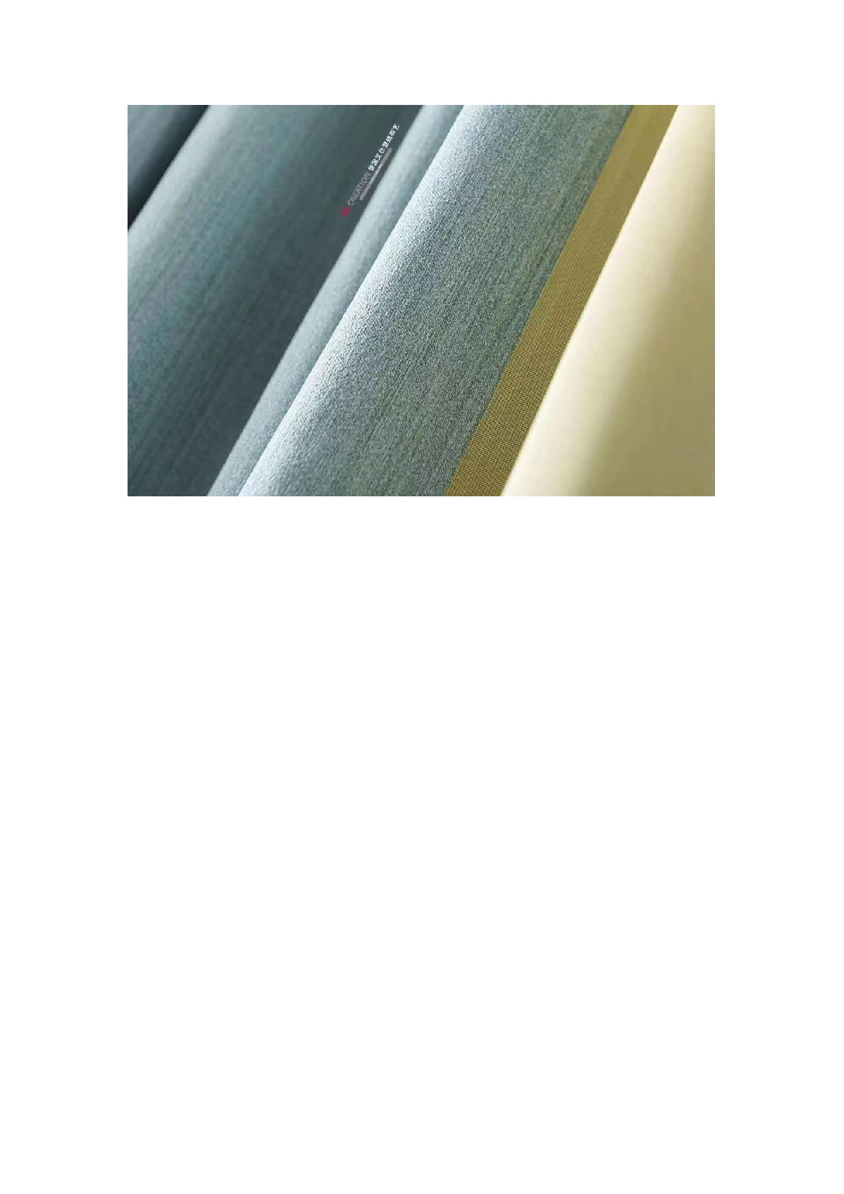 Blumarine风铃款现代简约轻奢窗帘高精密提花橙色拼接高档客厅卧室遮光详情图4