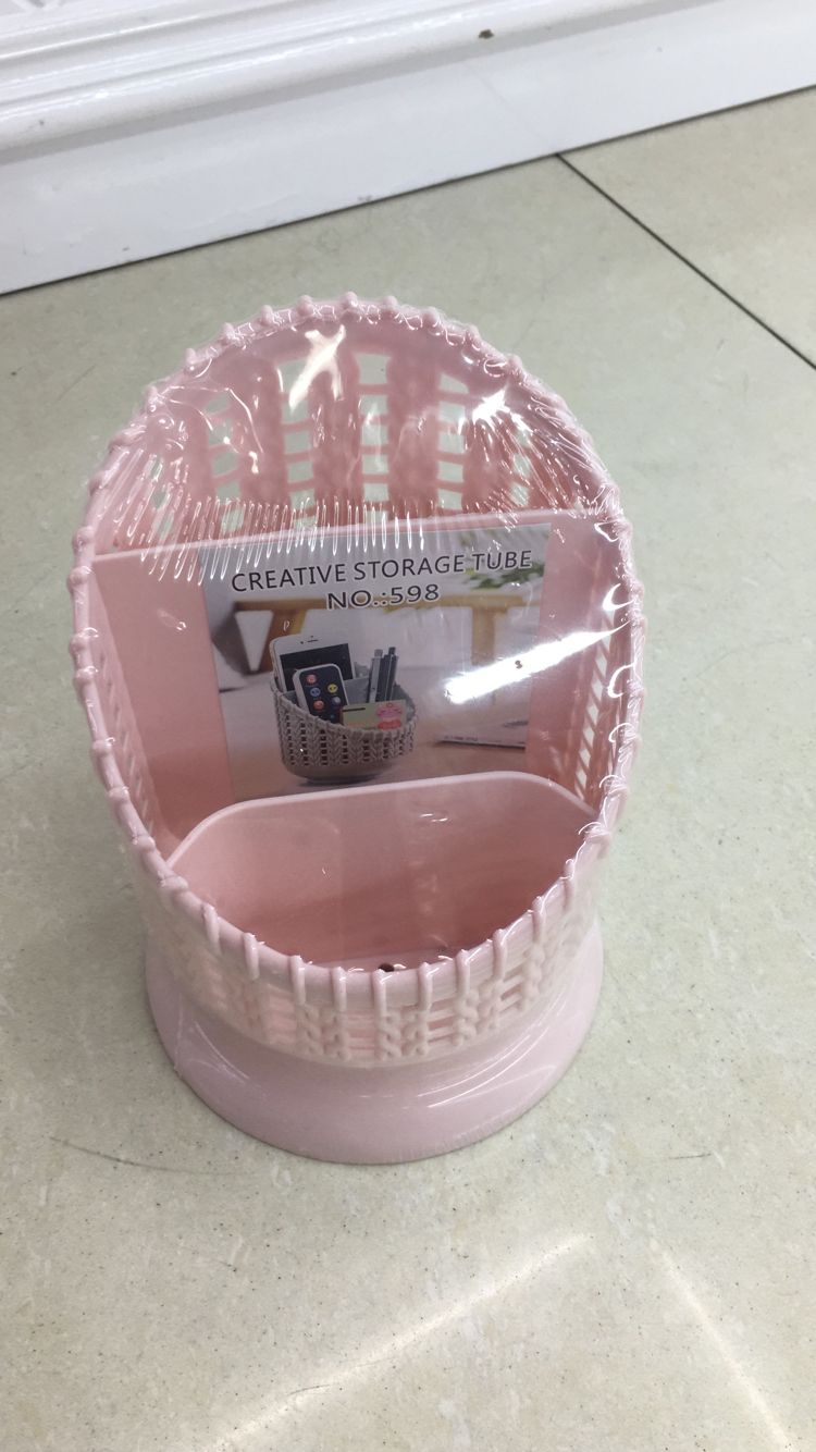 Multi-functional plastic chopsticks basket with three separate compartments for collecting pieces of broken water tableware is both chopsticks basket and chopsticks basket thumbnail