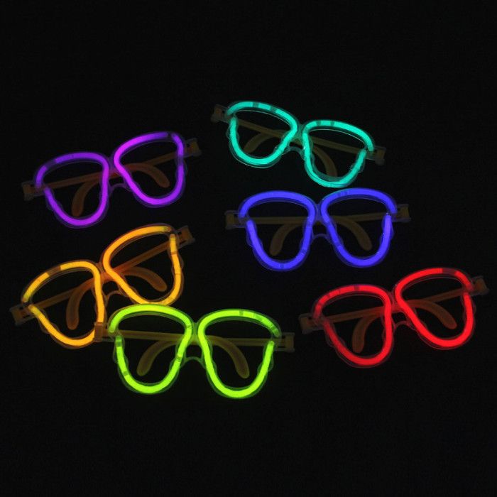 Fluorescent skull Glasses party activities party fluorescent glasses glow toys thumbnail